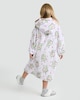 image 5 of F&F Girls Fleece Avocado Print Pyjama Hoodie in Lilac
