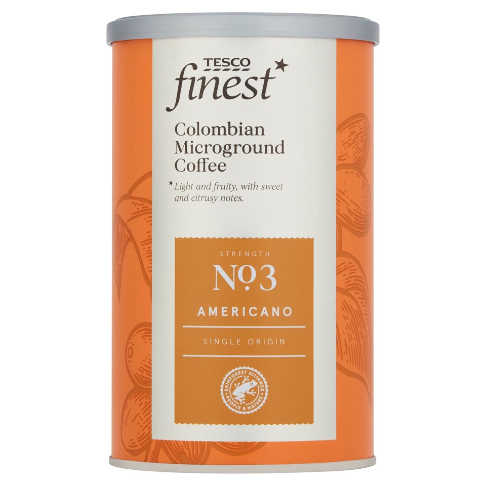 Tesco Finest Colombian Micoground Coffee Americano 100G Tesco Groceries