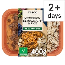 Tesco Mushroom Stroganoff & Rice 400G