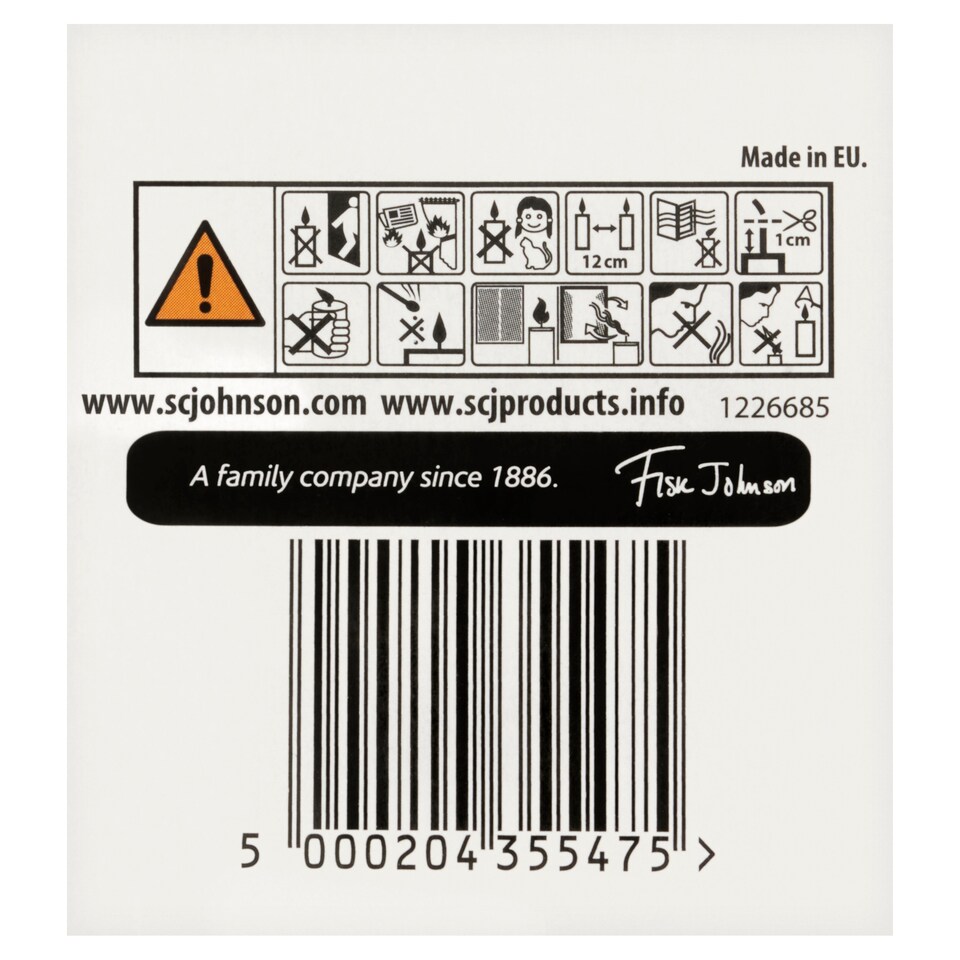 Obrázek 1 pro produkt Glade Maxi Pure Clean Linen parfémovaná svíčka 204g