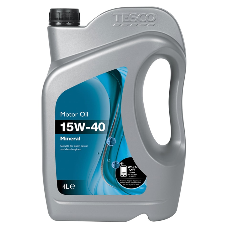 Tesco 15W40 Mineral Oil 4L