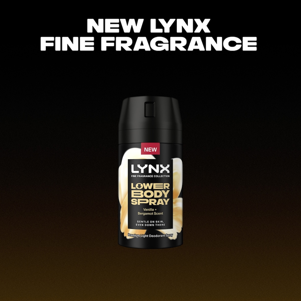 image 1 of Lynx Men Vanilla Premium Lower Body Spray Deodorant 100ml