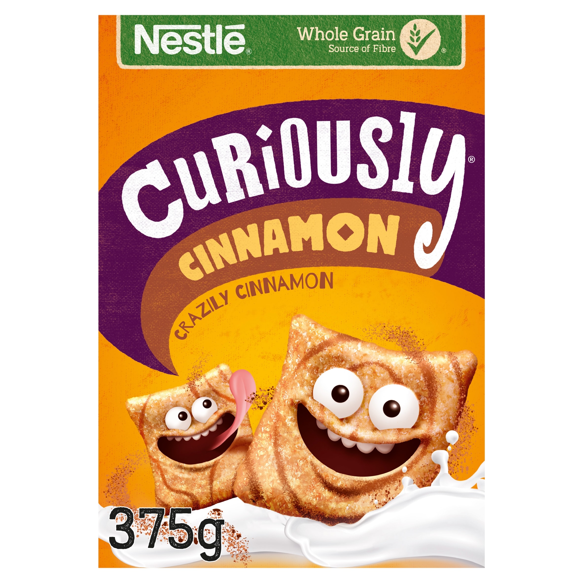 Nestlé Curiously Cinnamon Breakfast Cereal 375g