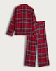 image 4 of F&F Check Woven Matching Family Button Through Pyjamas in Red