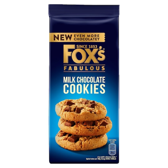 Fox's Milk Chocolate Cookies 180G