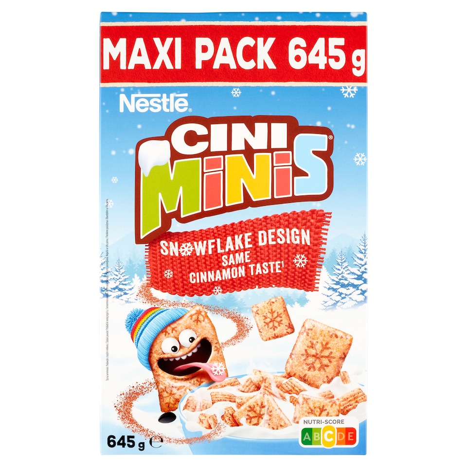 image 1 of Cini Minis Crispy, Cinnamon Cereal with Whole Wheat Vitamins and Iron 645 g