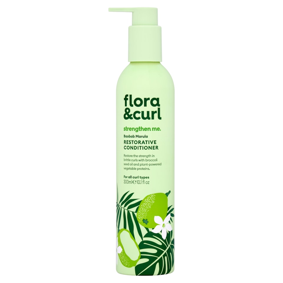 Flora & Curl Baobab Marula Restorative Conditioner 300ml