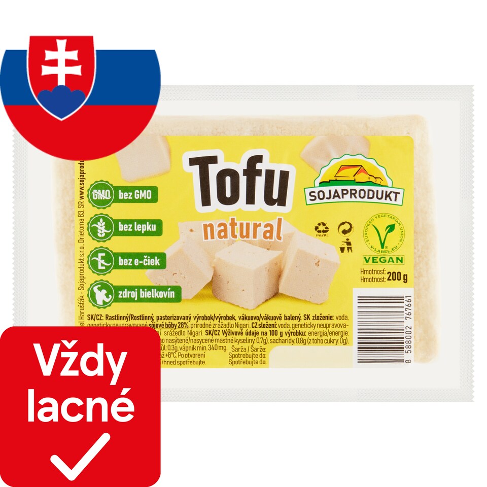 Sojaprodukt Tofu Natural 200 g