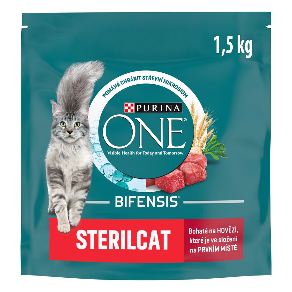 obrázok 1 z Purina ONE Bifensis Sterilised granule pre mačky hovädzie 1,5 kg