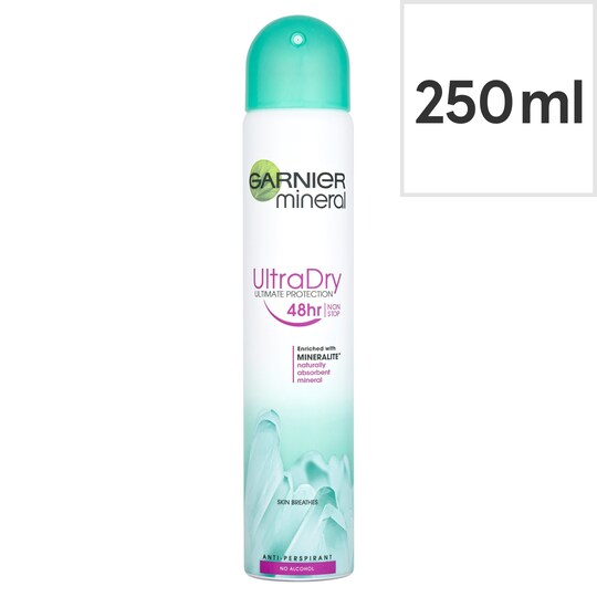 image 1 of Garnier Mineral Ultra Dry Deodorant Spray 250Ml