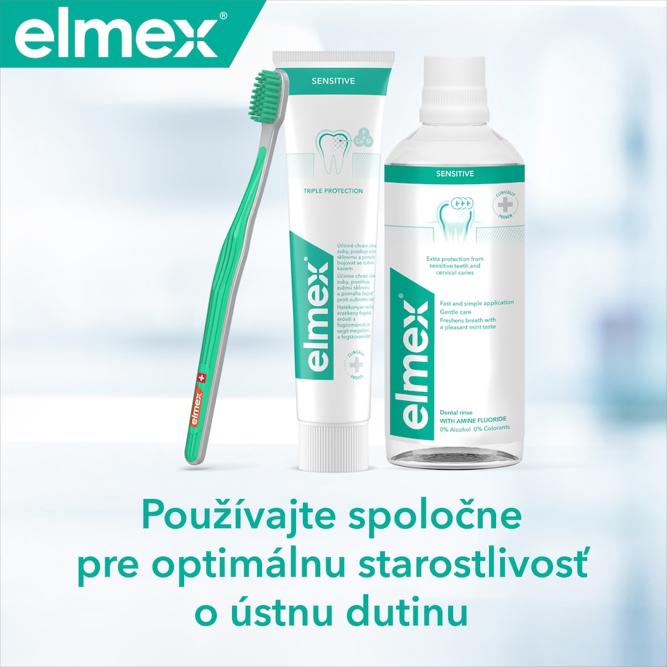 obrázok 1 z elmex® Sensitive zubná pasta pre citlivé zuby 75 ml
