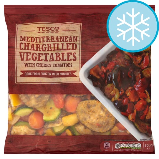Tesco Mediterranean Chargrilled Vegetables 800G Tesco Groceries