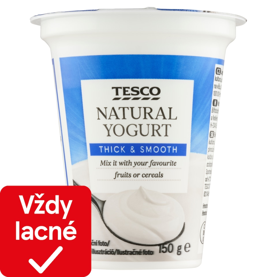 Tesco Natural Yoghurt 150 g