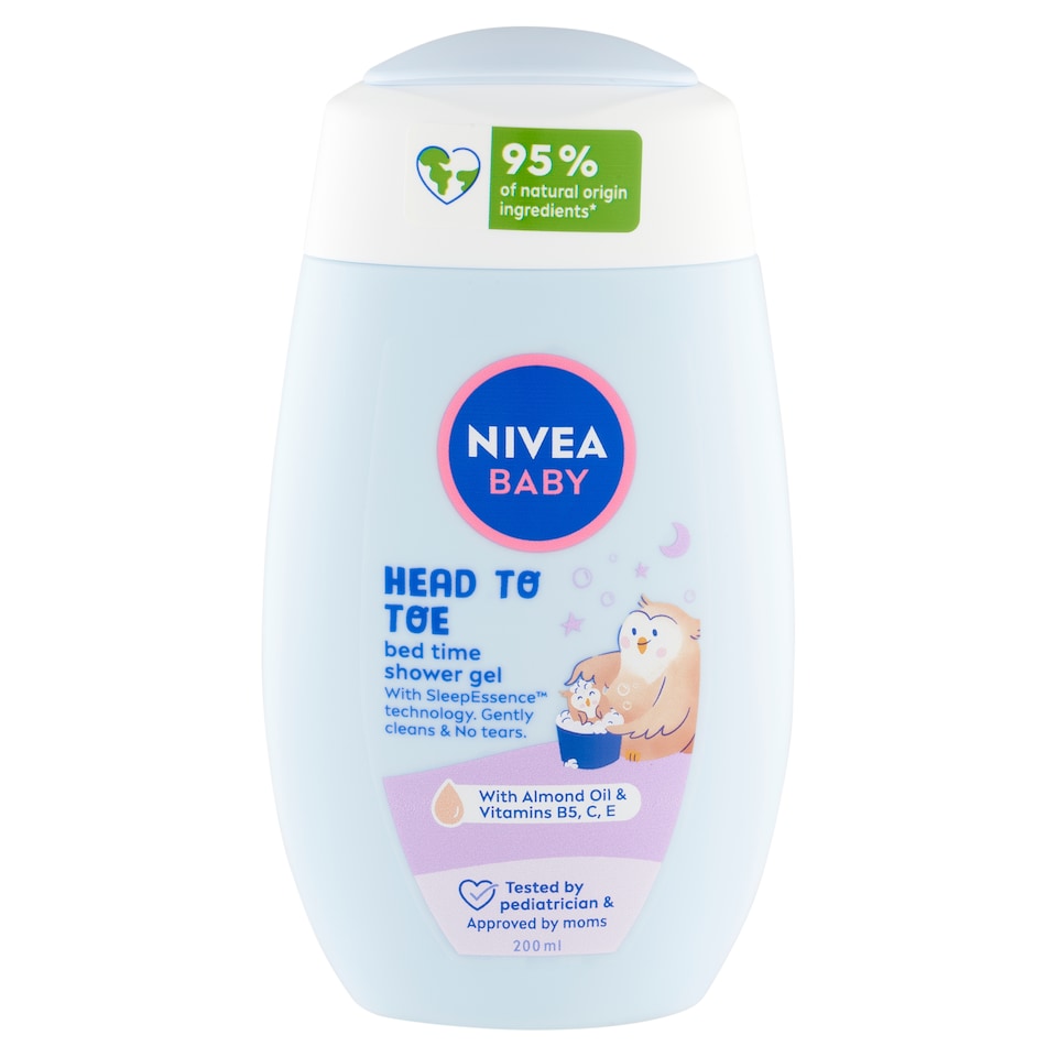 NIVEA Baby Bed Time Head To Toe tusfürdő 200 ml   1. kép