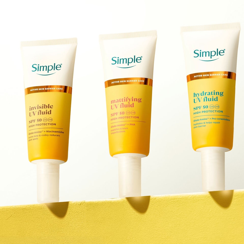 image 1 of Simple Hydrating UV Face Fluid SPF 50 40ml