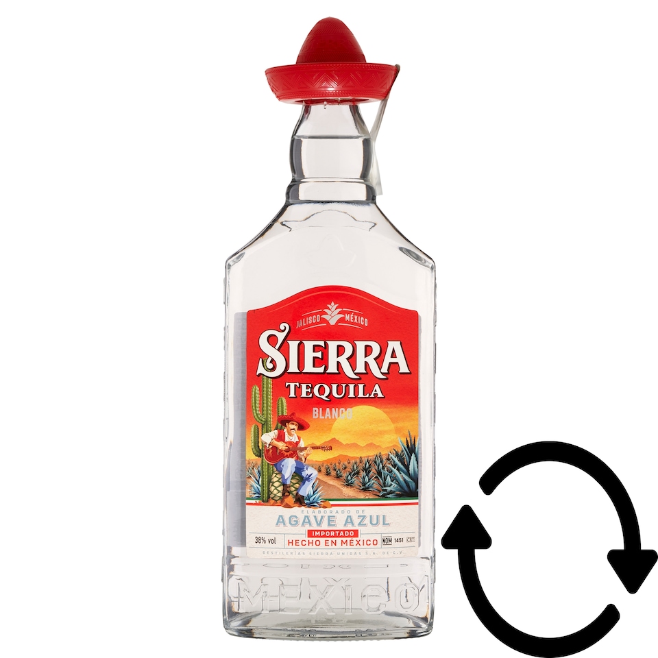 Sierra Tequila Blanco 38% 0,7 l