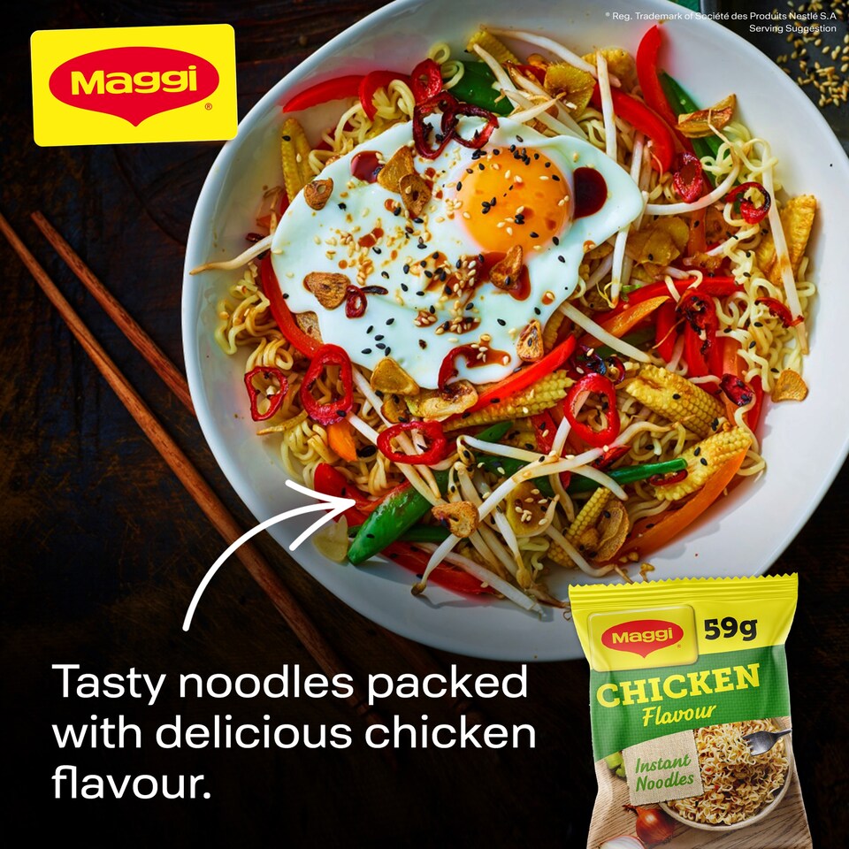 image 1 of Maggie 3 Minute Noodles Chicken 59G