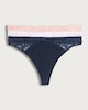 image 2 of F&F 3-Pack Lace Trim Thong in Multi