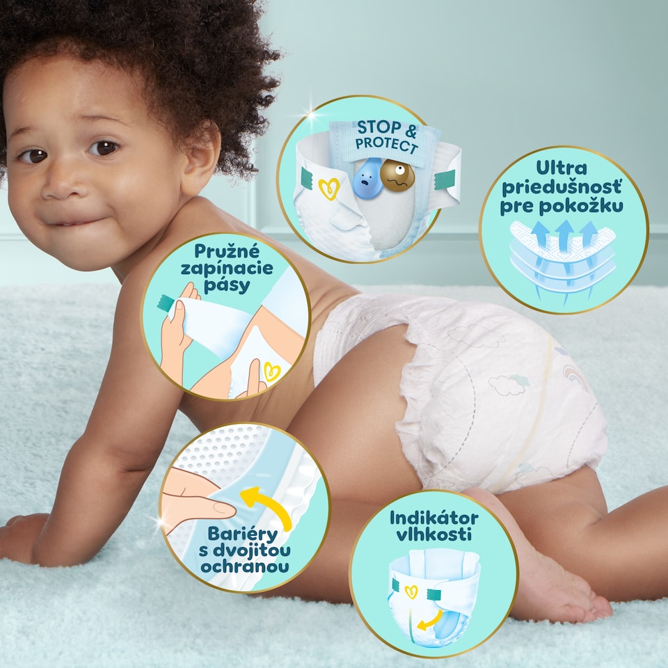 image 1 of Pampers Premium Care Size 1, 26 Nappies, 2kg-5kg