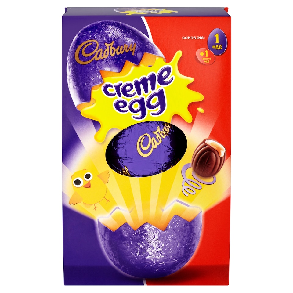 image 1 of Cadbury Creme Egg Medium Easter Egg 138G