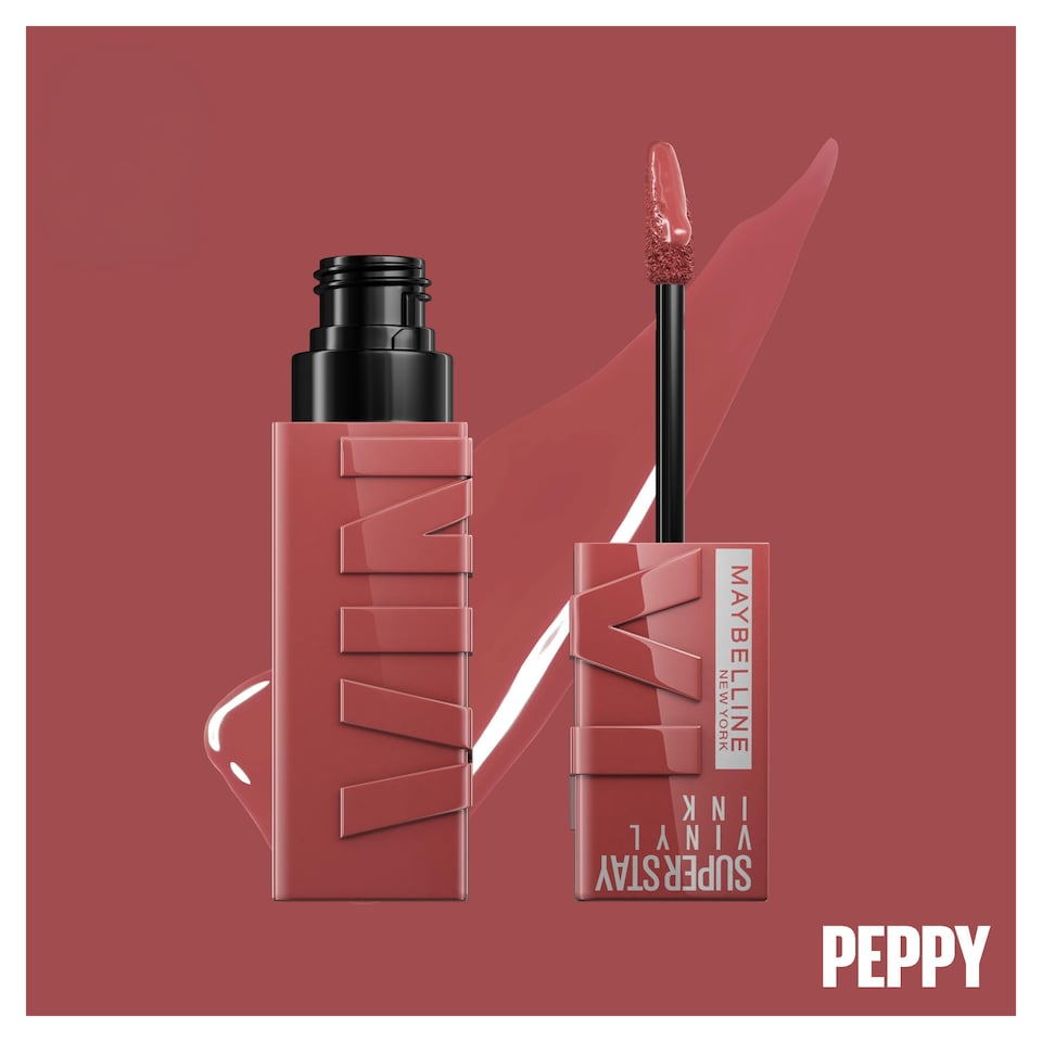 image 1 of Maybelline Super Stay Vinyl Ink Peppy