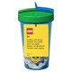 image 1 of Lego Tumbler with Straw Transparent Blue Iconic Boy 500 ml