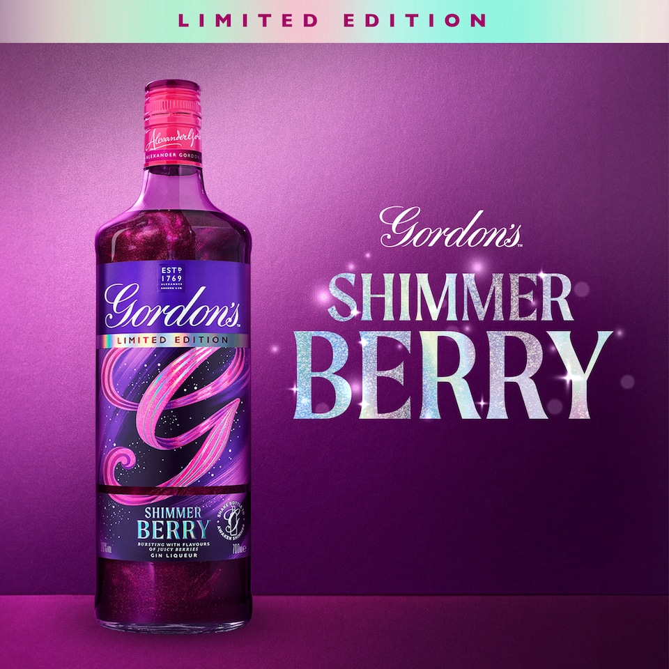 image 1 of Gordon's Shimmer Berry 70cl