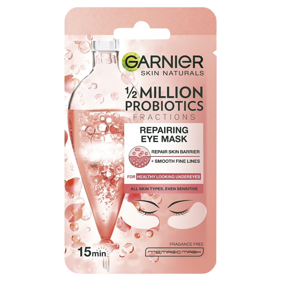 Garnier Skin Naturals Regenerating Eye Tissue Mask with probiotics fractions, 6 g