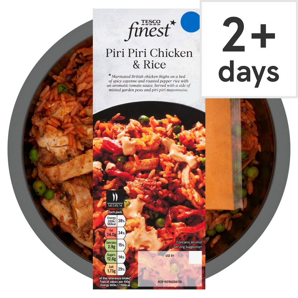 Tesco Finest Piri-Piri Chicken & Rice 380g