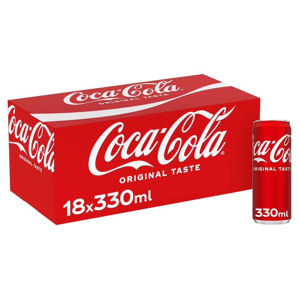 Coca-Cola Original Taste Soft Drink 18 X 330Ml