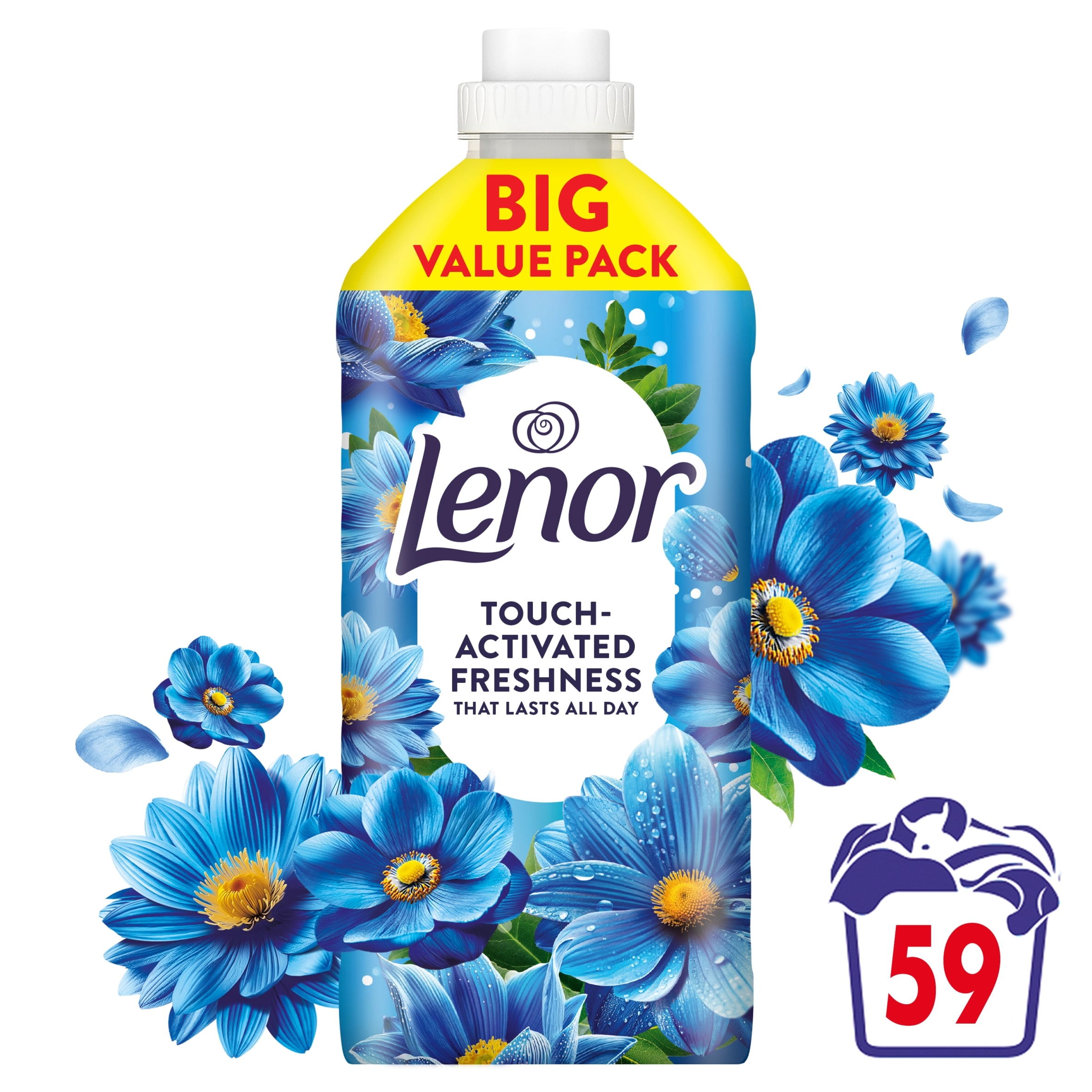 Lenor Fabric Conditioner Coastal Flowers and Cypress 59 Washes 1829ml