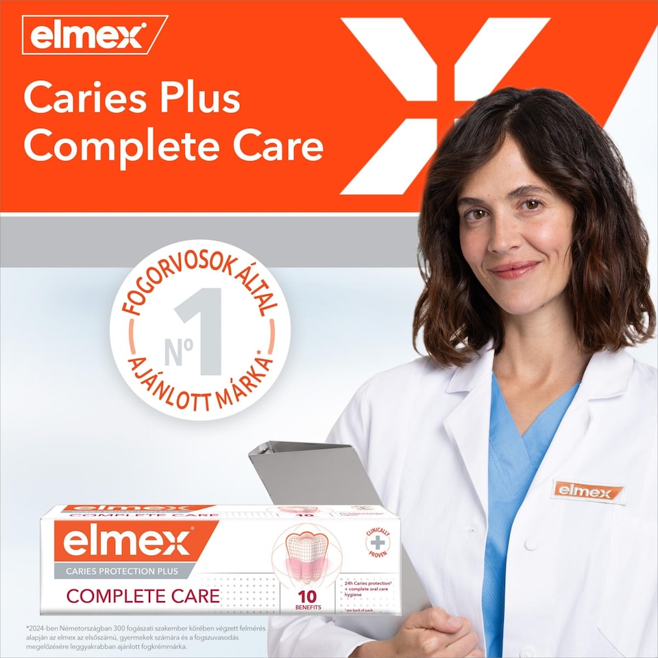 image 1 of elmex Caries Protection Plus Complete Care toothpaste 75 ml