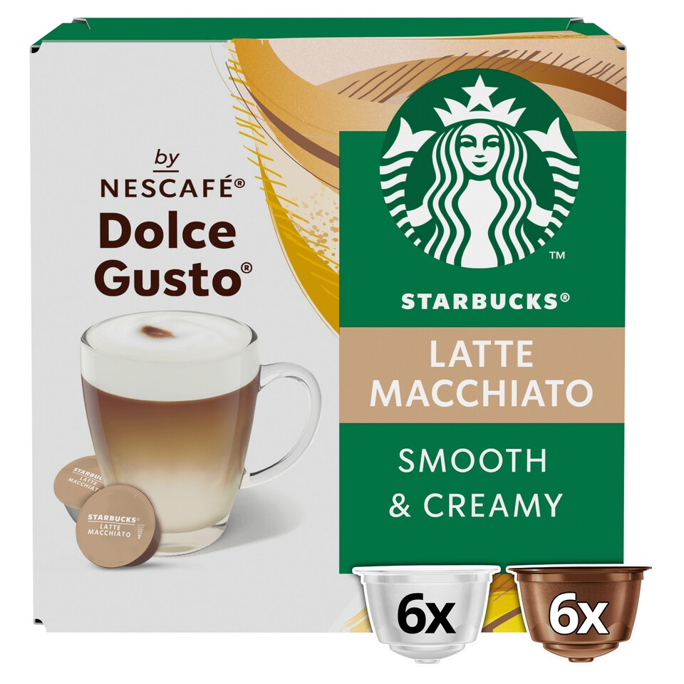 image 1 of Nescafe Dolce Gusto Starbucks Latte Macchiato 12 Capsules 129G