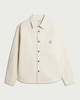 image 4 of RDA Pure Cotton Long Sleeved Worker Overshirt in Cream