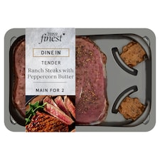 Tesco Finest Dine In Ranch Steaks with Peppercorn Melt 303g