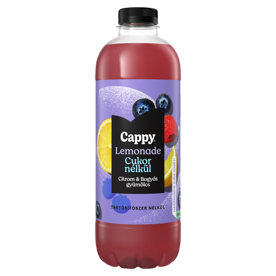 Cappy Lemonade Non-Carbonated Berry & Lemon Flavoured Soft Drink with Sweeteners 1,25 l