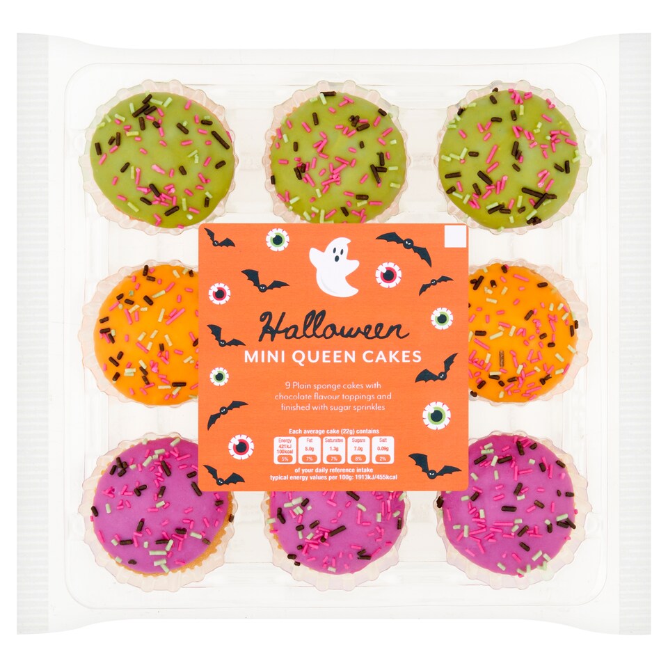 Scotts Bakery Halloween Mini Queen 9 Cakes 175g