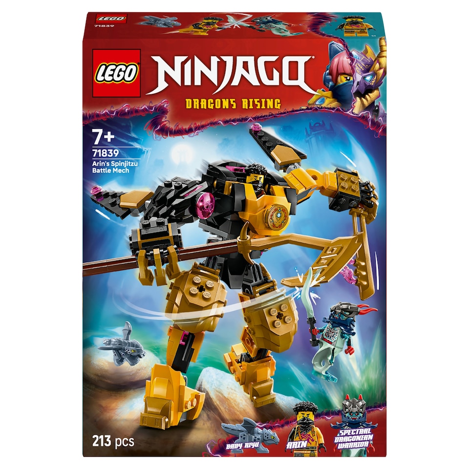 Obrázek 1 pro produkt LEGO NINJAGO 71839 Arin a bojový robot Spinjitzu