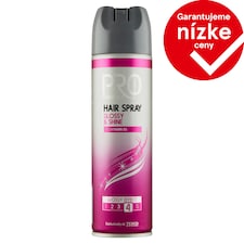 Tesco Pro Formula Glossy & Shine lak na vlasy 250 ml
