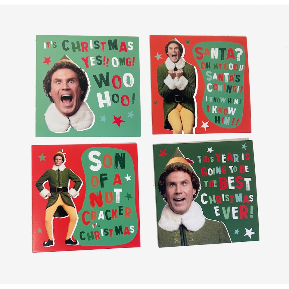 image 1 of Elf Christmas Cards 20 Pack