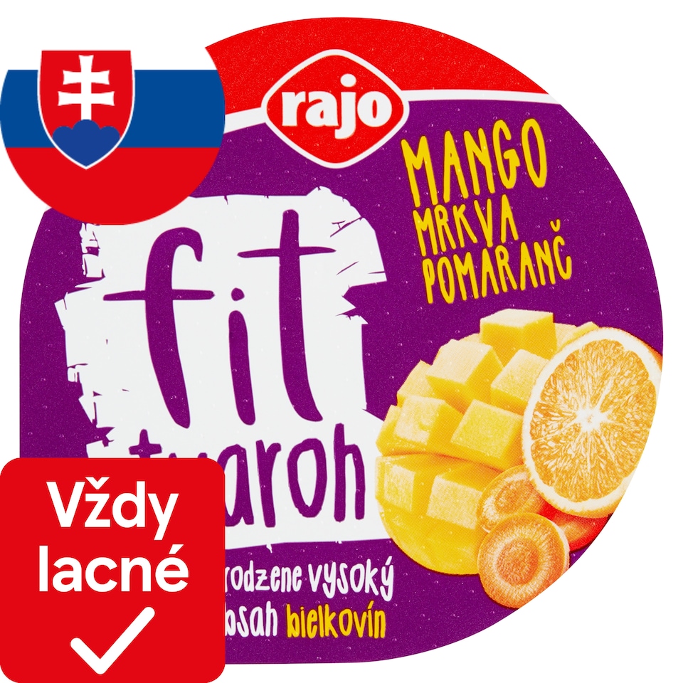 obrázok 1 z Rajo Fit tvaroh mango mrkva pomaranč 200 g
