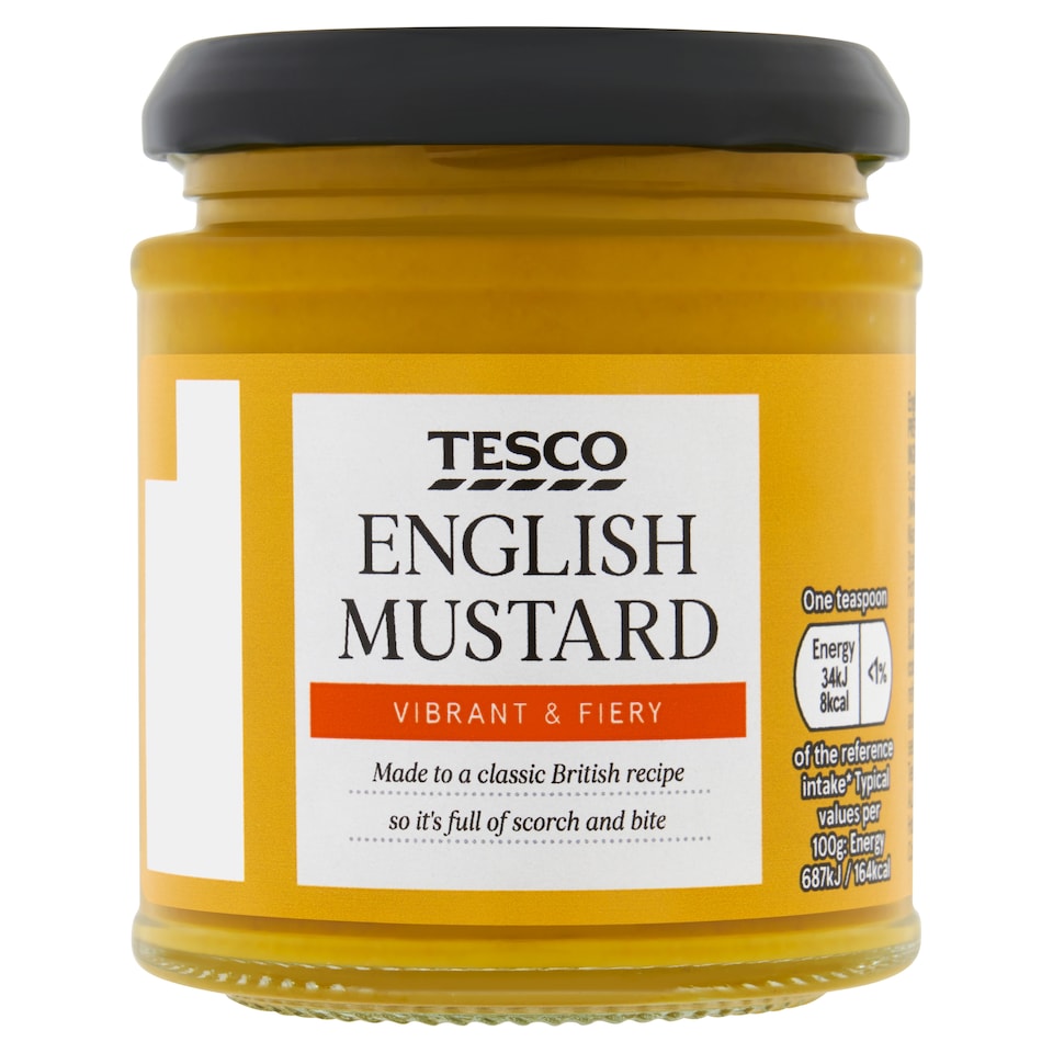Tesco English Mustard 190G