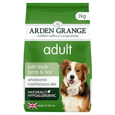 Arden Grange Adult Dog Food With Fresh Lamb and Rice 2kg