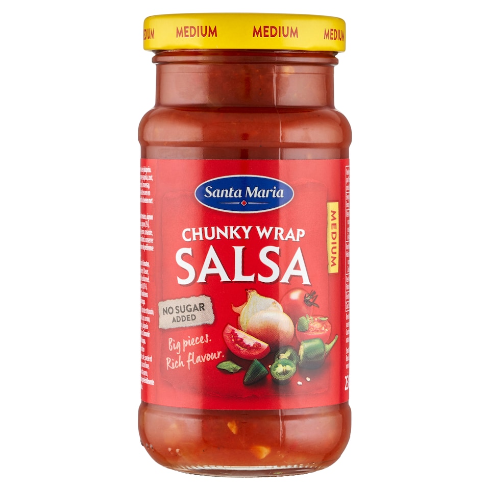 Santa Maria Chunky Wrap Salsa Medium 230g