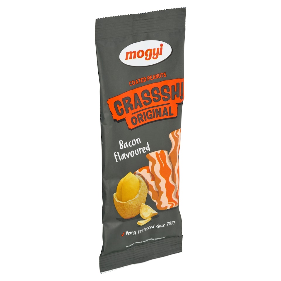 image 1 of Mogyi Crasssh! Original Roasted Peanuts in Bacon Flavoured Batter 60 g