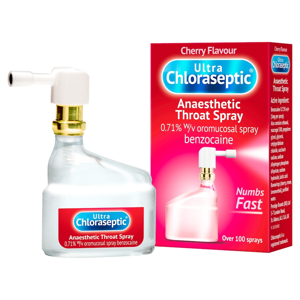 image 1 of Ultra Chloraseptic Anaesthetic Throat Spray - Cherry 15ml