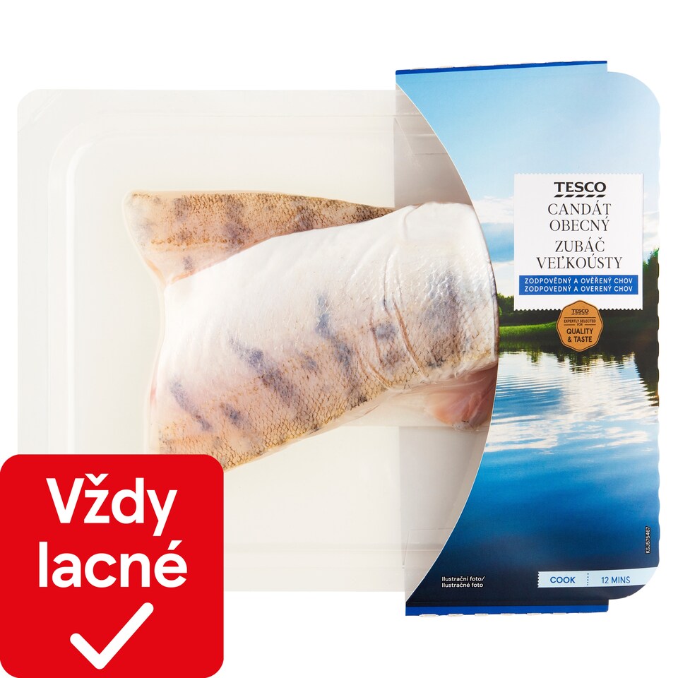 Tesco Zubáč veľkousty filet s kožou