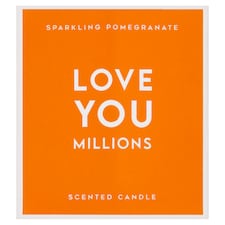 Tesco Love You Millions Pomegranate Candle 125G