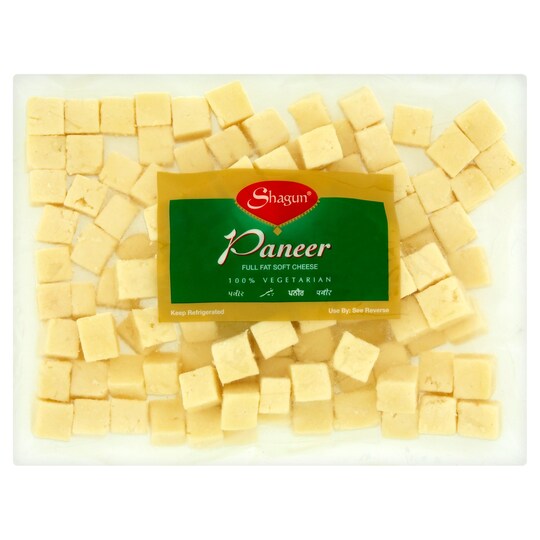Shagun Diced Paneer Cheese 500G Tesco Groceries