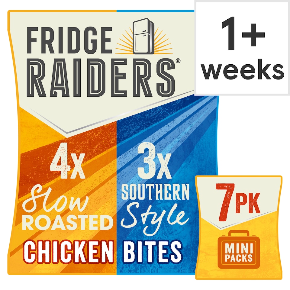 Fridge Raiders Variety Chicken Bites Mini Packs 7 X 22.5G